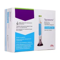 Фото Трулисити 1.5 мг/0.5 мл, р-р для п/к введения, 0,5 мл №4