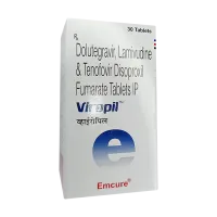 Фото Виропил :: Viropil :: Долутегравир + тенофовир + ламивудин таблетки 50+300+300мг №30