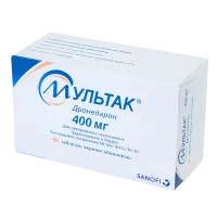 Фото Мультак Дронедарон таб, 400мг №60