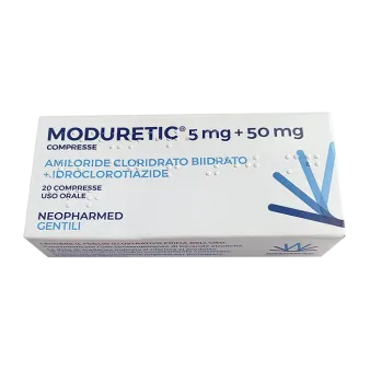 Модуретик (аналог Амилорид) таблетки 5/50мг №20