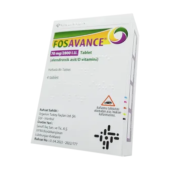 Фосаванс таб. 70мг/70мкг (2800МЕ) №4