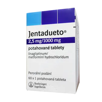 Джентадуэто 2,5мг 1000мг таб. №60