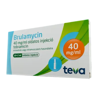 Бруламицин (Тобрамицин) р-р для инъекций 40мг/мл 2мл (80мг) ампулы №10