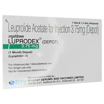 Лейпрорелин (Люкрин депо аналог, Элигард аналог) 3.75мг :: Luprodex лиофилизат для приг. р-ра для п/к введ. №1