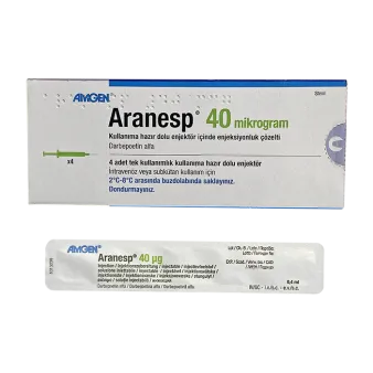 Аранесп 40 (Дарбэпоэтин альфа) р-р для ин. 40мкг шприц №1