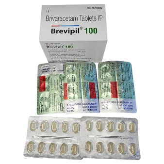 Бриварацетам таблетки Бривиак полный аналог 100 мг! :: Brevipil №50