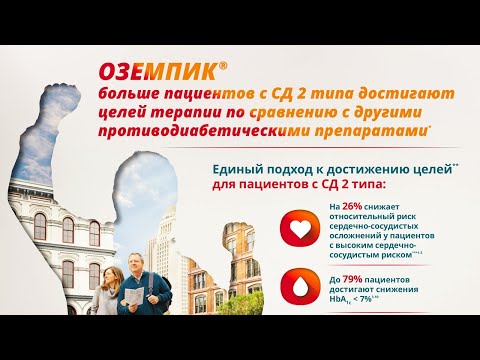 Видео о препарате Оземпик раствор для инъекций 1,34 мг/мл шприц-ручка 3 мл + иглы 4 шт. (1мг/доза 4 дозы)